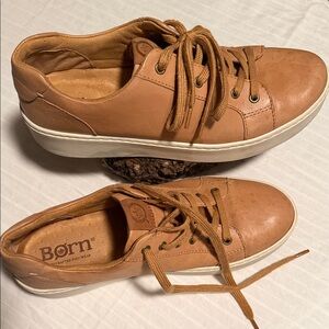 Born Tan Leather Men's Sneakers